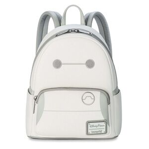 Loungefly White and Gray Baymax Backpack